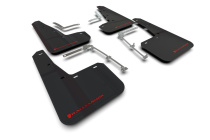 Toyota GR Yaris 20+ Svarta Stänkskydd Röd Logo Rally Armor